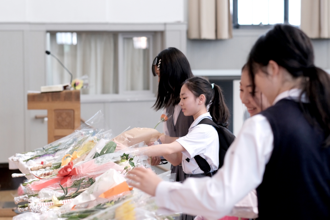 花の日礼拝を行いました