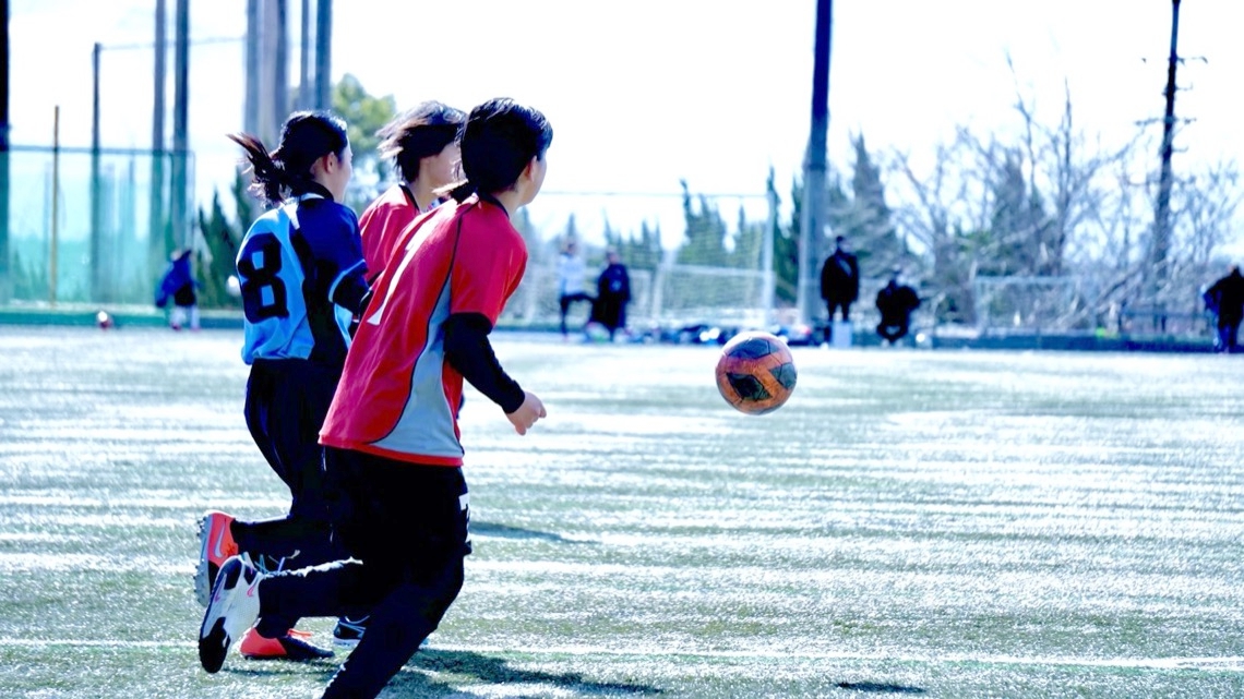 中学サッカー部の画像
