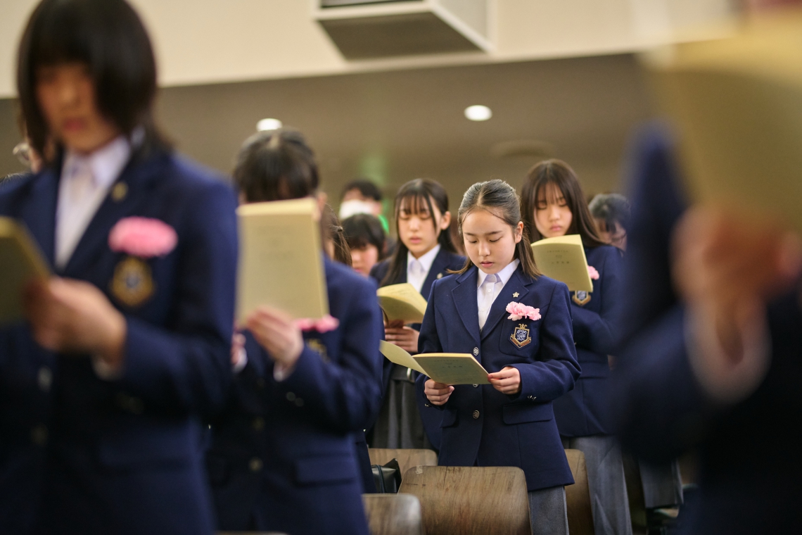 入学礼拝の画像