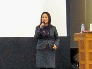 中学生対象 解放学習ホームルーム SNSについての講演会の画像