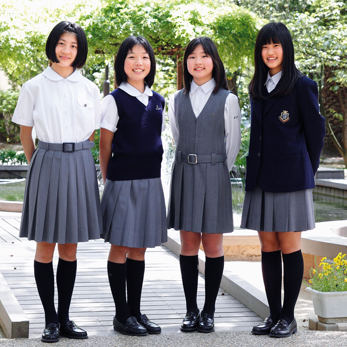 大阪女学院高等学校制服画像