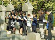 ヘール先生墓前礼拝