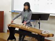 中学3年理科 琴実習